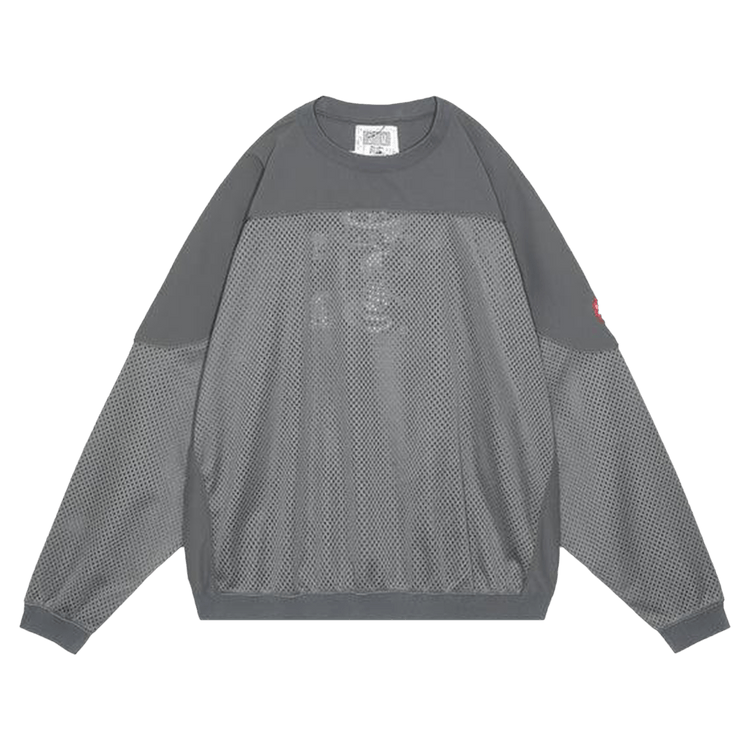 Cav Empt Mesh Track Crewneck "White"