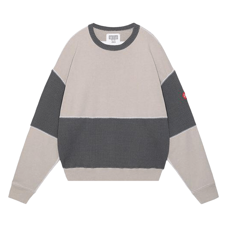 Cav Empt Gauze FB Crewneck "Grey"