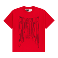 Sp5der Diffused Collegiate Tee "Red"