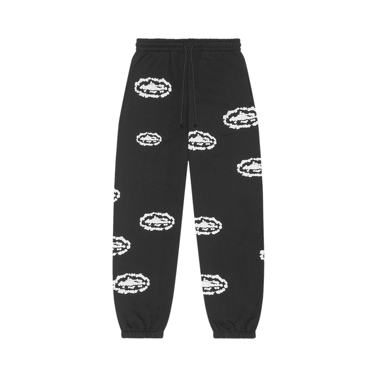 Denim Tears x Corteiz Cotton Wreath Sweatpants "Black"