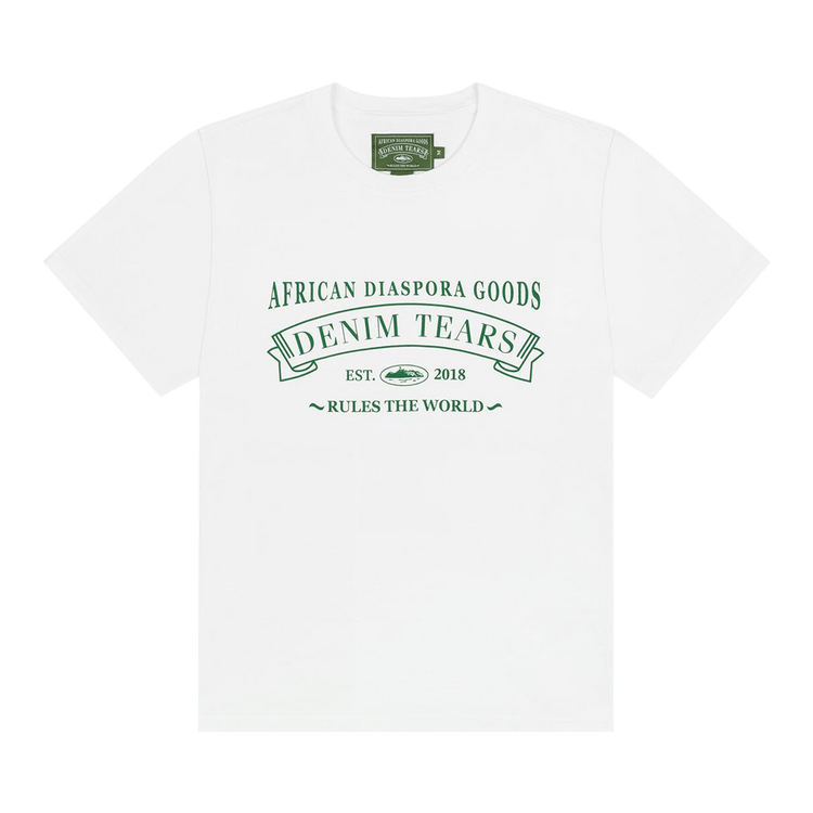 Denim Tears x Corteiz ADG Tee "White"