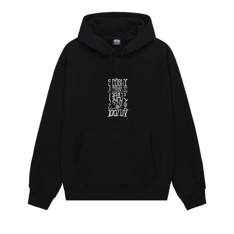 Stussy Authentic Gear Hoodie "Black"