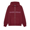 Stussy Mirror Zip Hoodie "Wine"