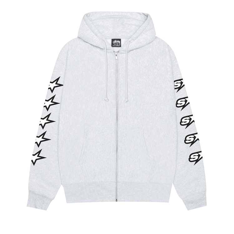 Stussy Speedway Zip Hoodie "Ash Heather"