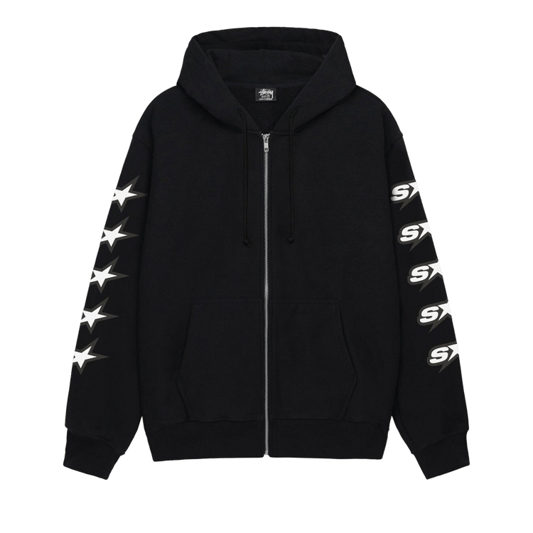 Stussy Speedway Zip Hoodie "Black"