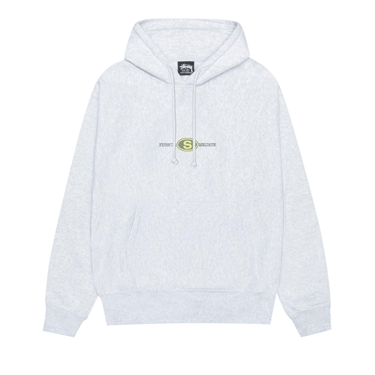 Stussy Worldwide Dot Hoodie "Ash Heather"