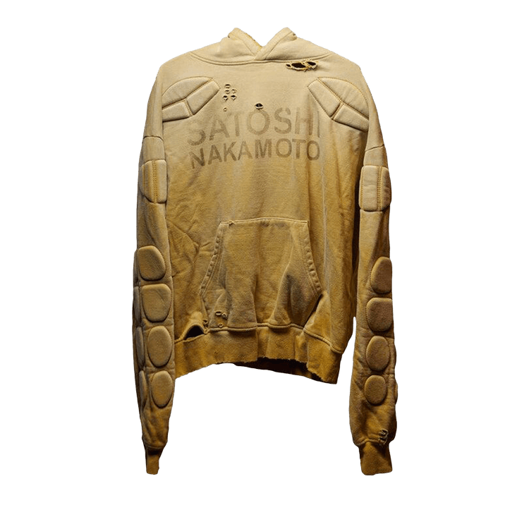 Satoshi Nakamoto Moto Hoodie "Mustard"