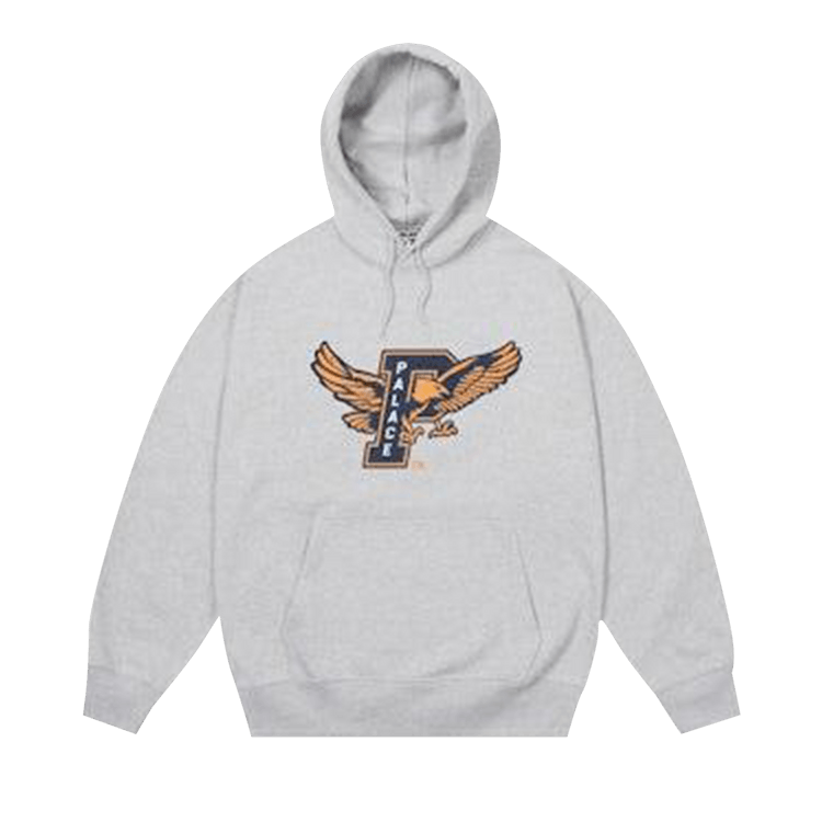 Palace Eagles Hood "Grey Marl"