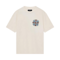 Amiri Crystal Out For Trouble Oversized Tee "Ivory"
