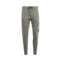 C.P. Company Brushed And Emerized Diagonal Fleece Cargo Lens Sweatpants "Gunmetal"