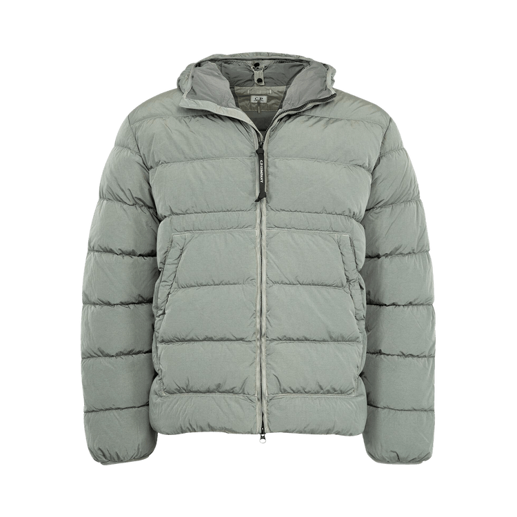 C.P. Company Chrome R Goggle Down Jacket "Gunmetal"