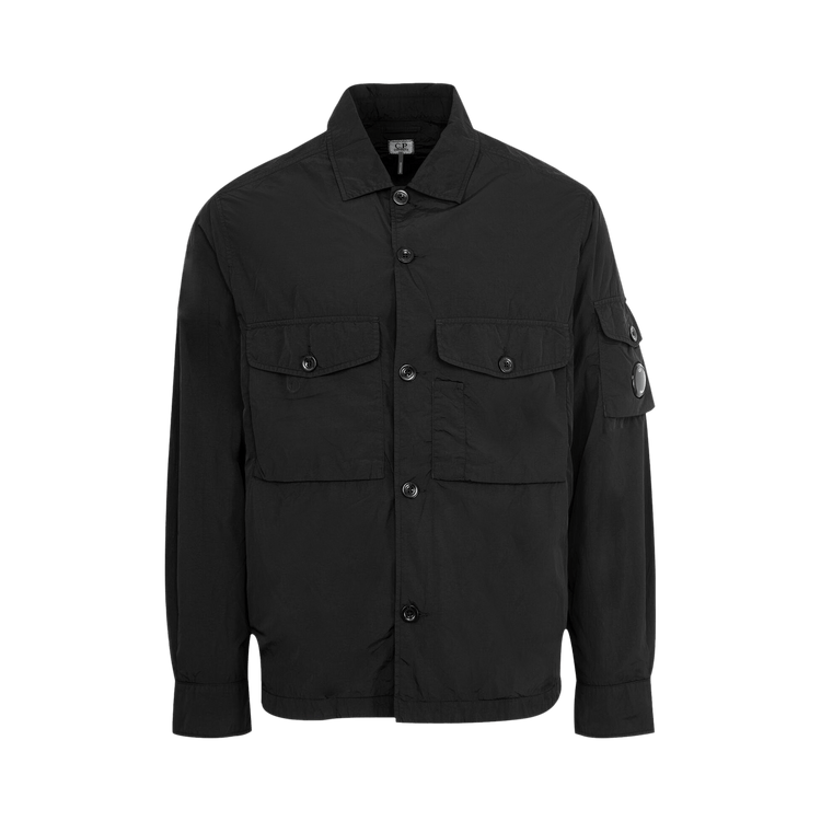 C.P. Company Chrome R Full Button Overshirt "Black"