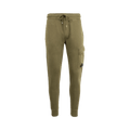 C.P. Company Brushed And Emerized Diagonal Fleece Cargo Lens Sweatpants "Capers"