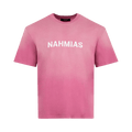 Nahmias Aged Logo Boxy T-Shirt "Aged Pink"