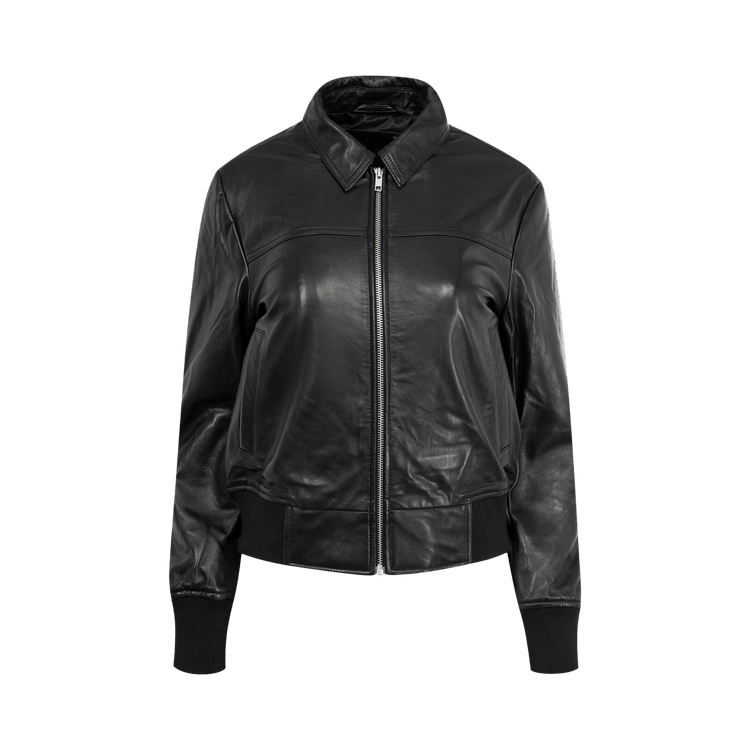 R13 Berlin Leather Jacket "Black"