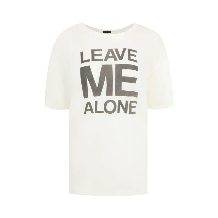 R13 Leave Me Alone Relaxed T "Ecru White"