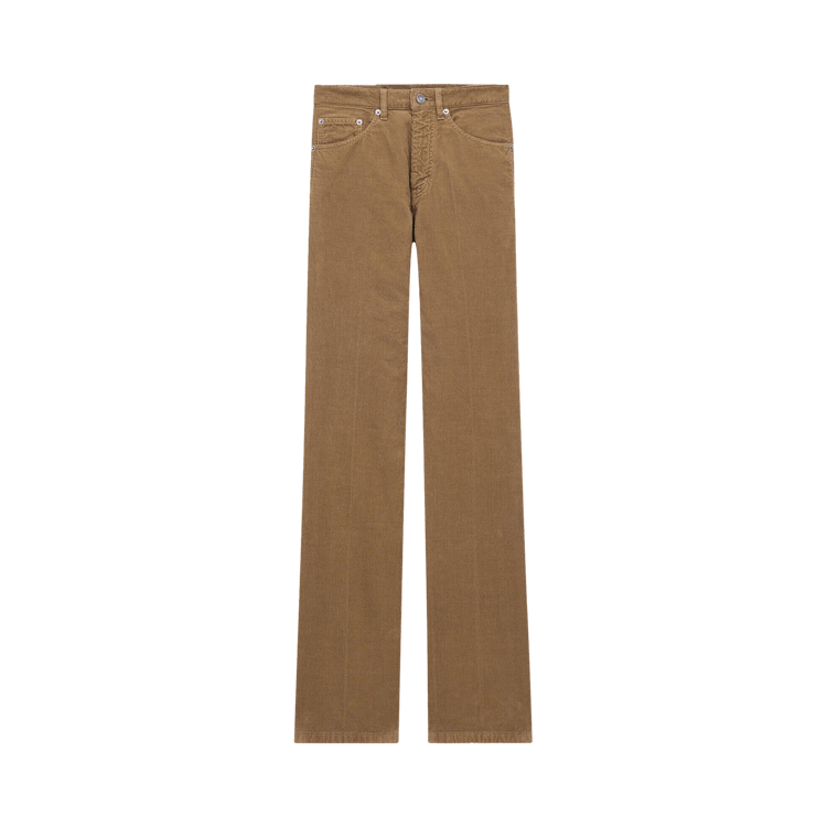 Saint Laurent Clyde Pants In Corduroy "Fall Beige"