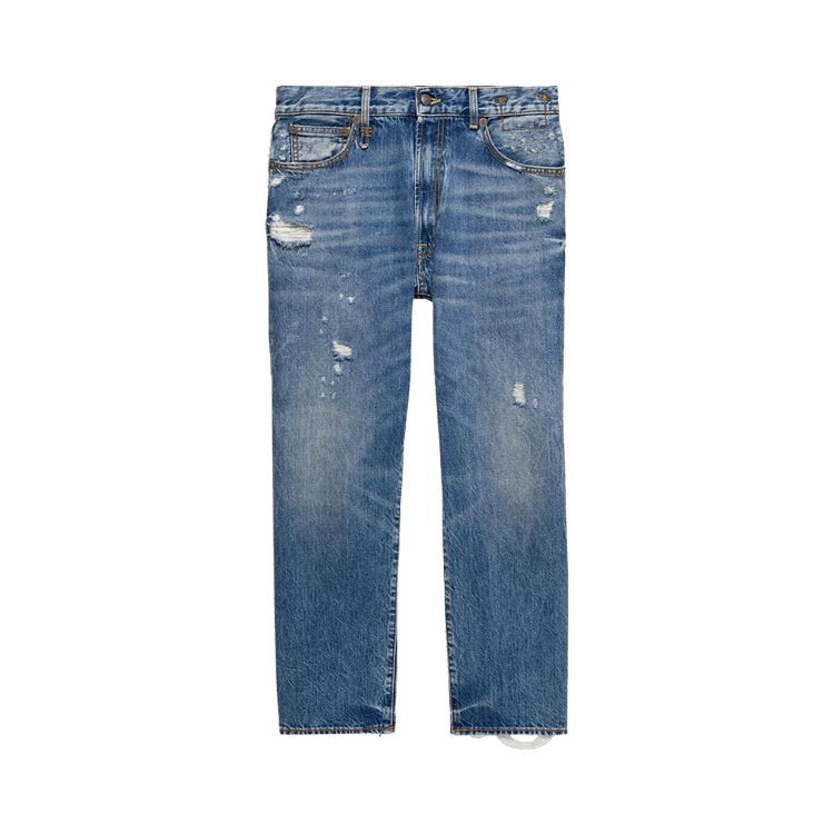 R13 Boyfriend Jean With Rips "Bain"