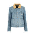 R13 Cropped Chore Coat "Calli Blue"