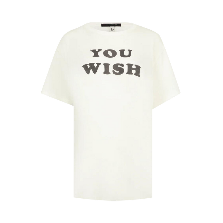 R13 You Wish Boy T "Ecru"