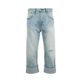 R13 Cuffed X Boyfriend Jean "Elroy Selvedge Blue"