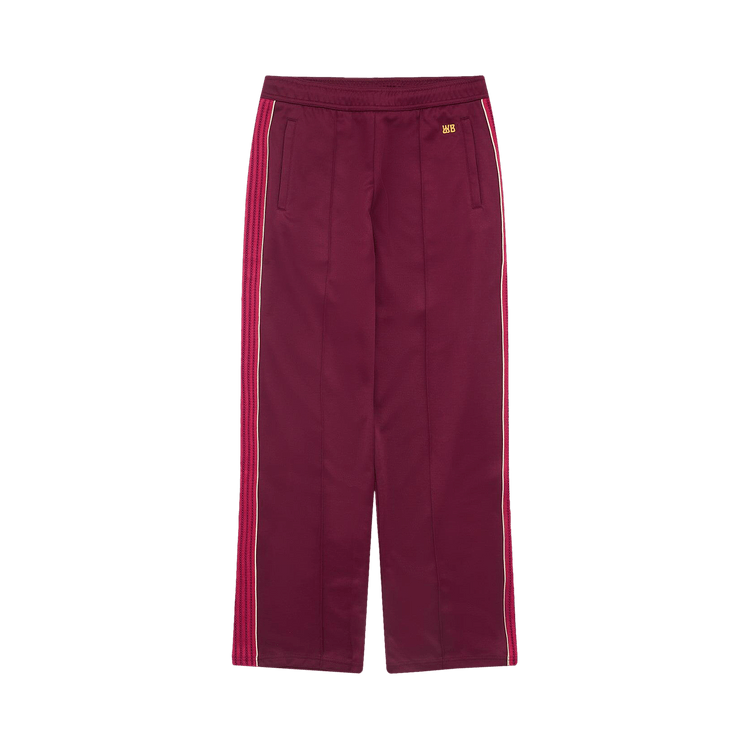Wales Bonner Essence Track Pant "Burgundy"