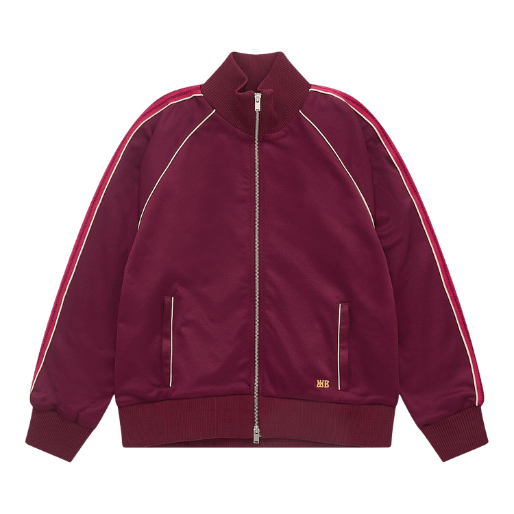 Wales Bonner Essence Track Top "Burgundy"
