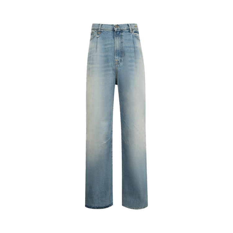R13 Wayne Articulated Knee Jean "Merrin Blue"