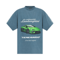 Balenciaga x Lamborghini Oversized T-Shirt "Dark Blue"