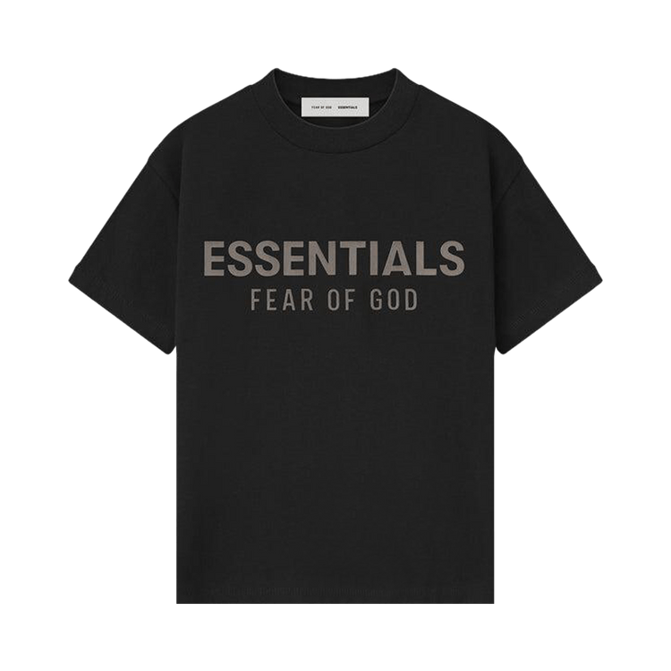 Fear of God Essentials Kids Classic Crew Neck T-Shirt "Jet Black"