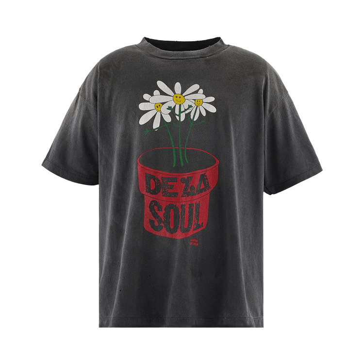 SAINT Mxxxxxx x De La Soul Tee "Washed Black"
