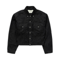Entire Studios Shrunken Denim Jacket "Raw Black"