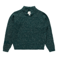 ERL Slit Neck Alpaca Sweater "Dark Green"
