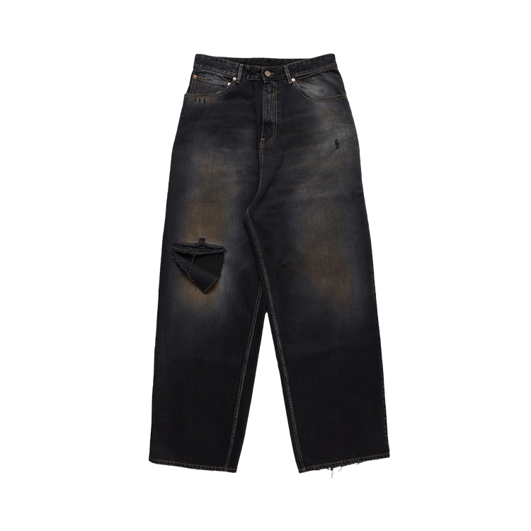 Vetements Distressed Baggy Jeans "Blackout"