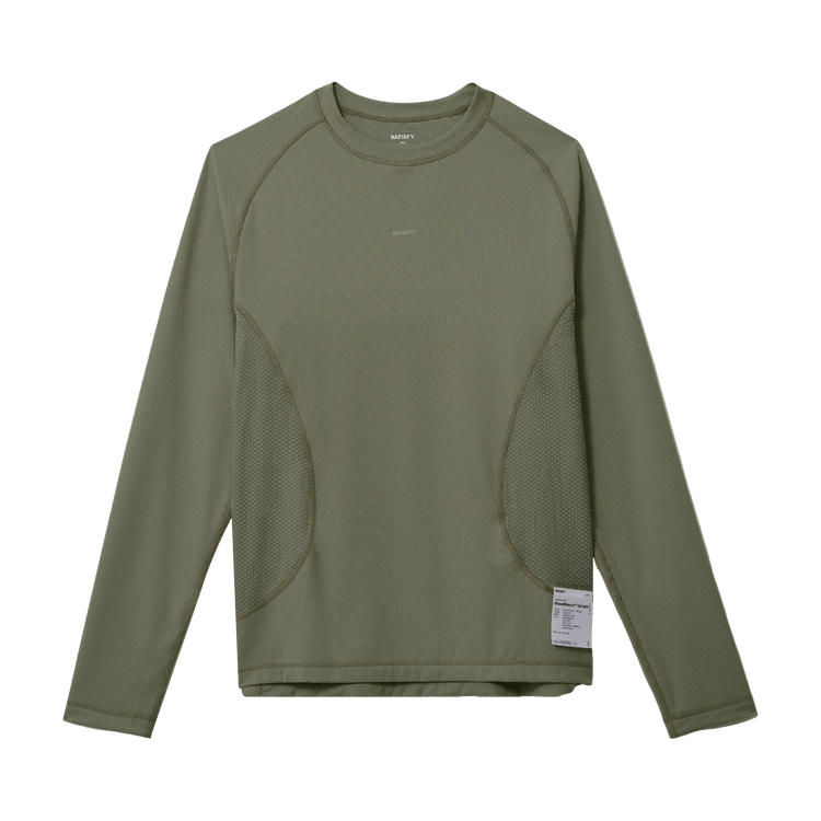 SATISFY GhostFleece Octa Long-Sleeve Tee "Vetiver"