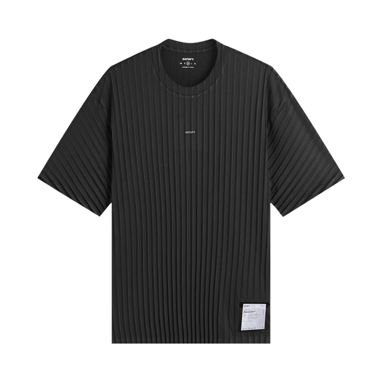 SATISFY AuraLite Pleated T-Shirt "Black"