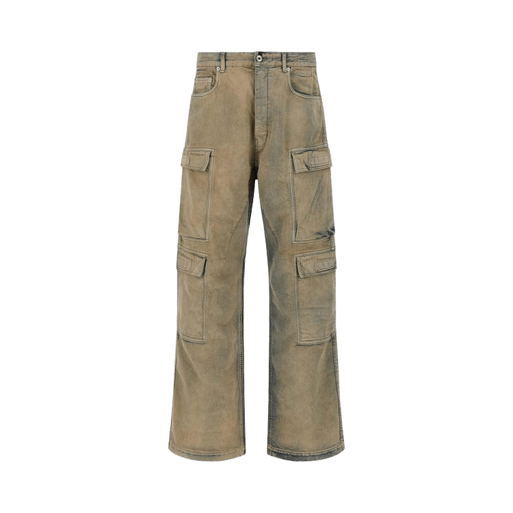 Rick Owens DRKSHDW Double Cargo Jeans "Mineral Pearl"