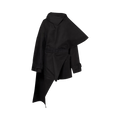 Entire Studios Mini Scarf Coat "Black"
