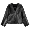 Entire Studios Minimal Leather Jacket "Blackleather"