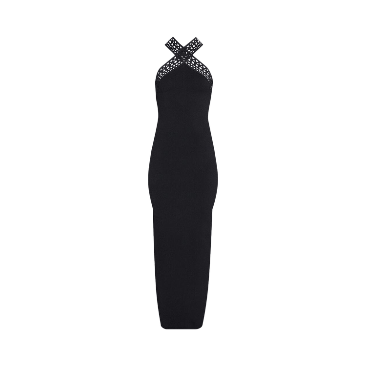 Alaïa Viennee Dress "Noir Alaia"