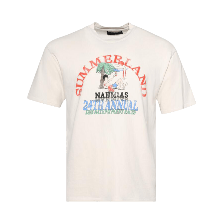 Nahmias Point Dune Races Boxy T-Shirt "Egg White"