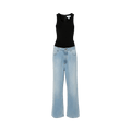Alaïa Denim Jumpsuit "Bleu Clair"