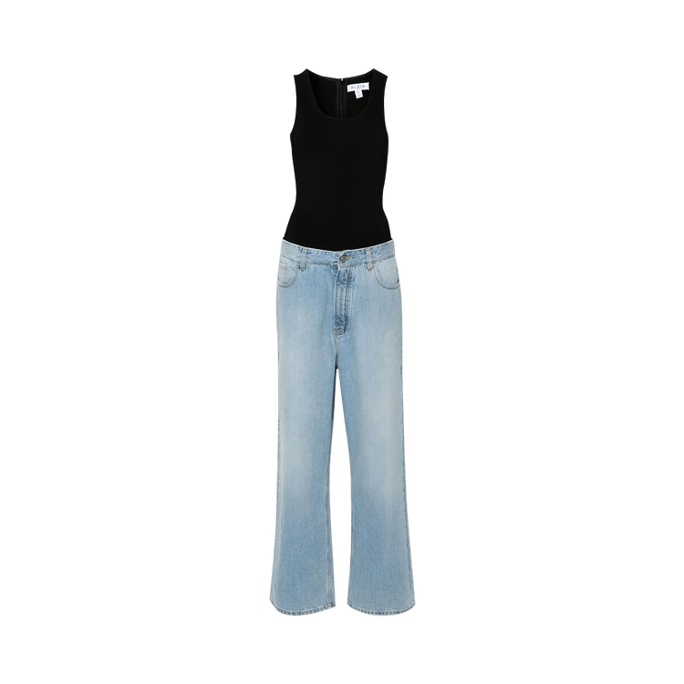 Alaïa Denim Jumpsuit "Bleu Clair"