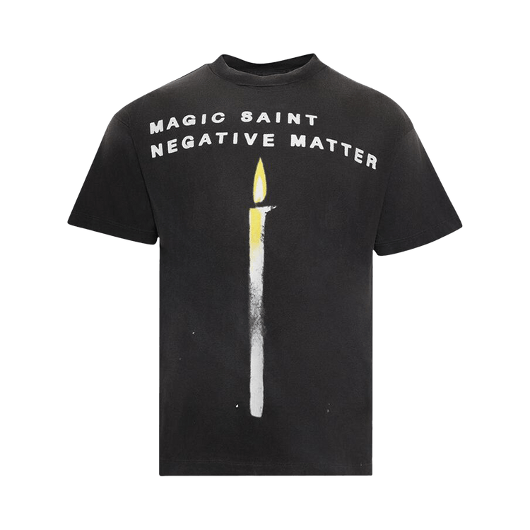 SAINT Mxxxxxx Candle Short-Sleeve Tee "Black"