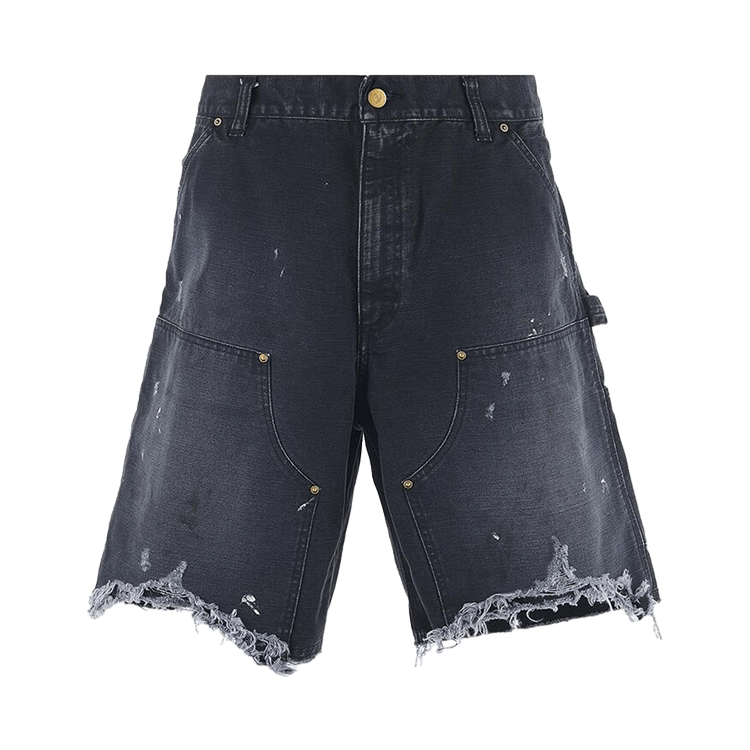 SAINT Mxxxxxx Double Knee Shorts "Black"