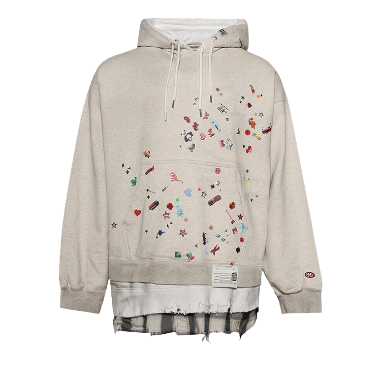 Maison Mihara Yasuhiro Triple Layered Hoodie "White"