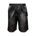 Maison Mihara Yasuhiro Aged Satin Shorts "Black"
