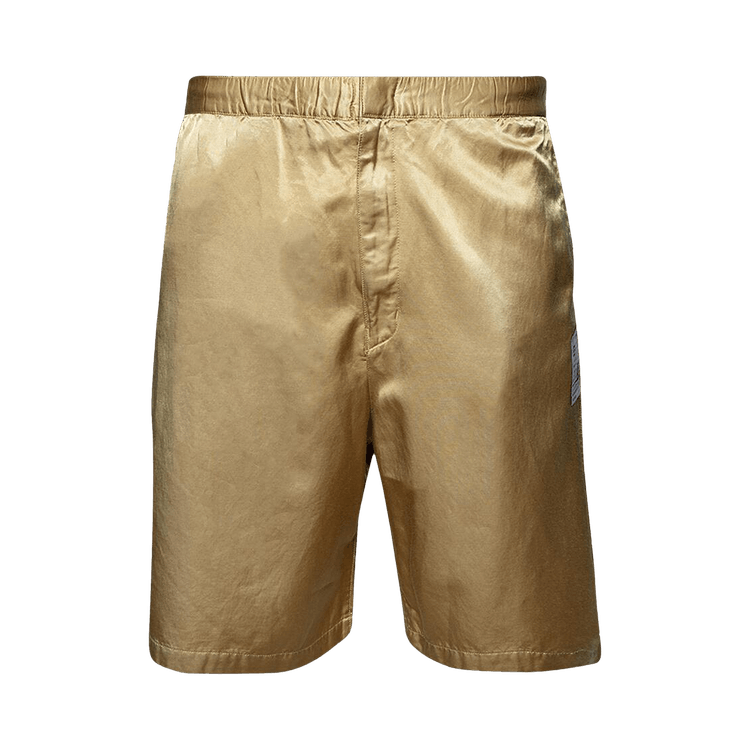 Maison Mihara Yasuhiro Aged Satin Shorts "Yellow"