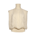Alaïa Fringes Top "Blanc Casse"
