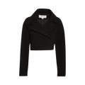 Alaïa Cropped Caban Jacket "Noir Alaia"